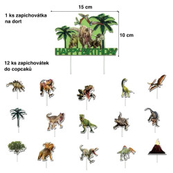 Set narozeninová dekorace Jurský park | Jurassic park