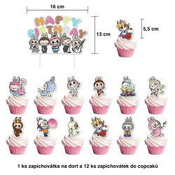 Set narodeninová dekorácia Labubu