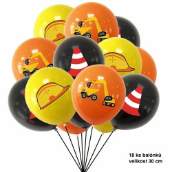 Set narozeninová dekorace na stavbě