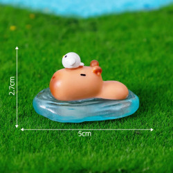 Roztomilé Figurky Kapybara a zvířátka 10 ks