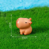 Roztomilé Figurky Kapybara a zvířátka 10 ks