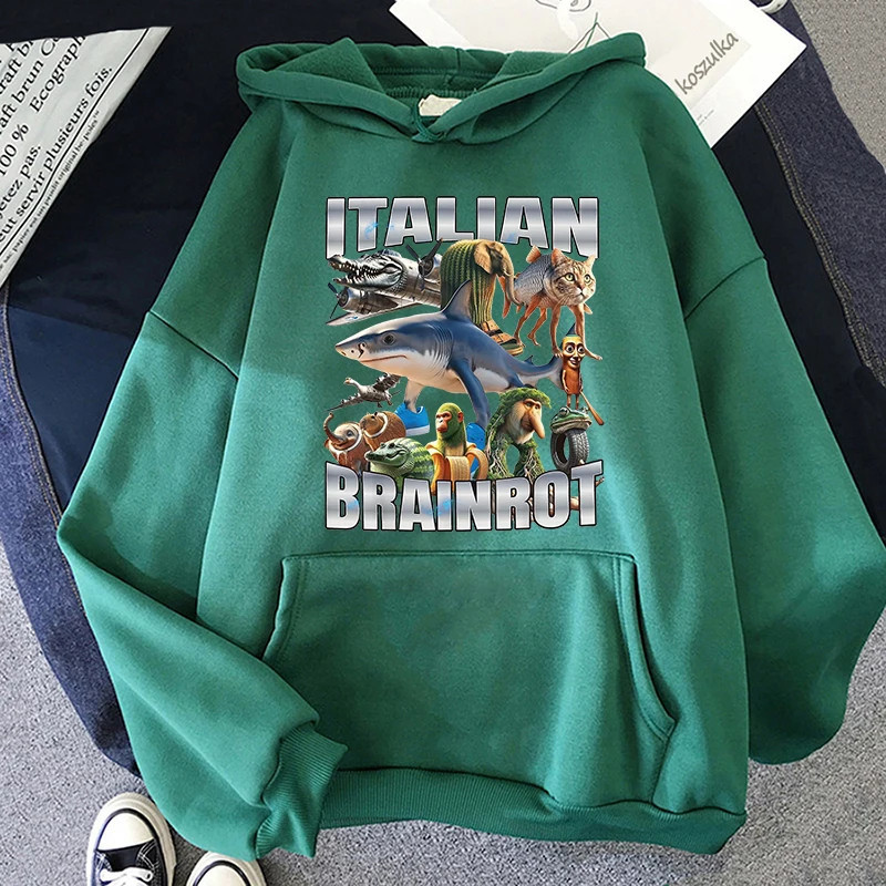 Dospělá mikina Italian Brainrot XS-XXXL
