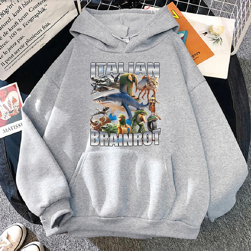Dospělá mikina Italian Brainrot XS-XXXL