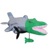 Plyšák Bombardiro Crocodilo Italian Brainrot 28 cm