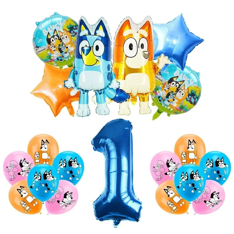 Narozeninová dekorace Bluey a Bingo