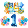 Narozeninová dekorace Bluey a Bingo