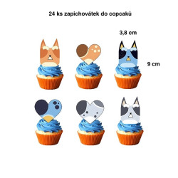 Set narodeninová dekorácia Bluey II