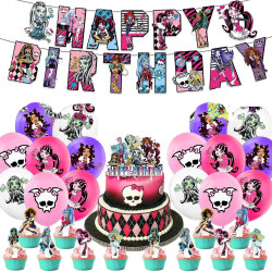Set narodeninová dekorácia Monster High