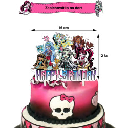 Set narodeninová dekorácia Monster High