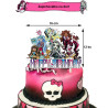 Set narodeninová dekorácia Monster High
