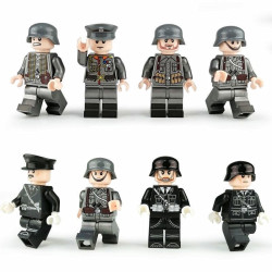 Figurky set německých vojáků 2. Světová válka k LEGO 8 ks