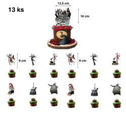 Set narozeninová dekorace Jack Skellington | Ukradené Vánoce