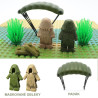 Zbraně | padáky | Maskované obleky pro figurky LEGO 12 ks