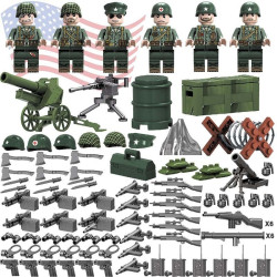 Figurky set amerických vojáků 2. Světová válka k LEGO