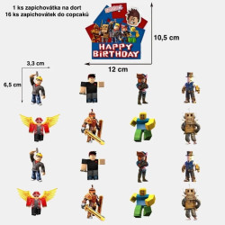 Set narozeninová dekorace Roblox