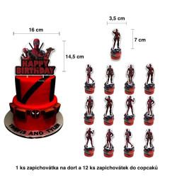 Set narodeninová dekorácia Deadpool | MARVEL