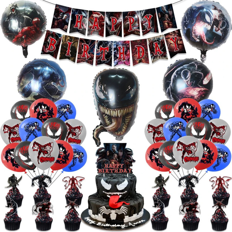 Set narozeninová dekorace Venom | MARVEL