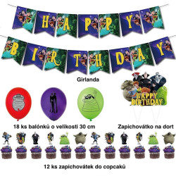 Set narodeninová dekorácia Hotel Transylvánia