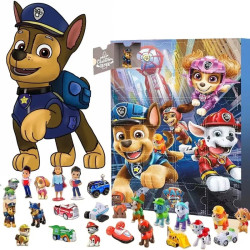 Adventní kalendář Tlapková Patrola Figurky 24 ks
