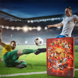 Adventný kalendár Futbalisti Figúrky 24 ks