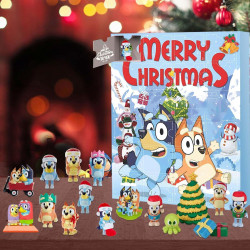 Adventný kalendár Bluey Figúrky 24 ks