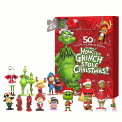 Adventní kalendář Grinch Figurky 24 ks