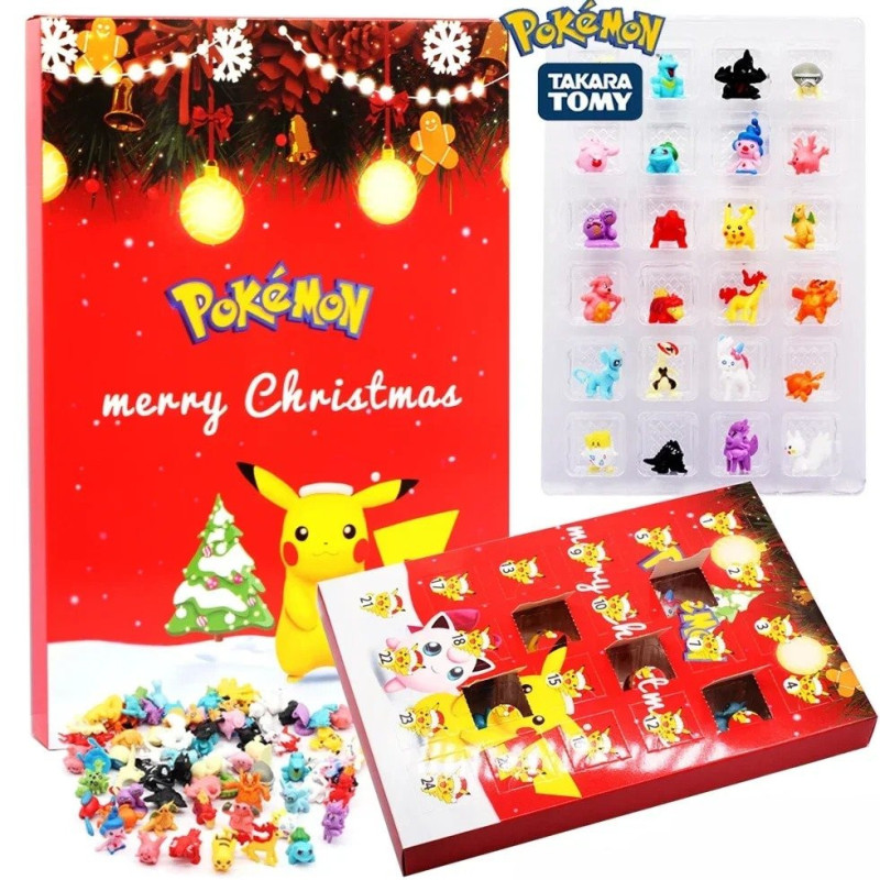 Adventní kalendář Pokemon Figurky 24 ks