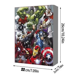 Adventný kalendár Marvel Avengers Figúrky 24 ks