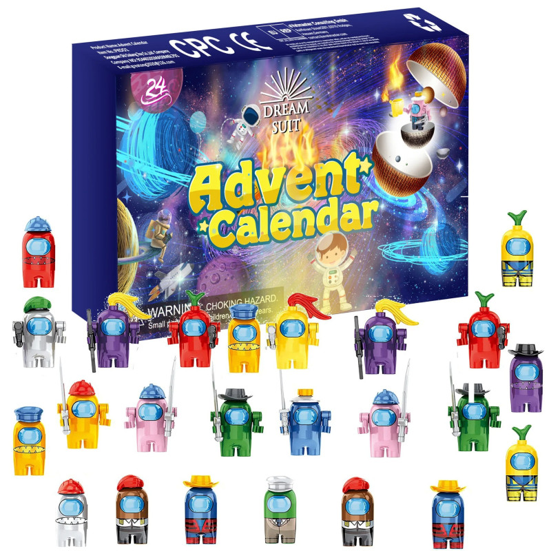 Adventní kalendář Among Us Figurky 24 ks