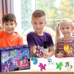 Adventný kalendár Happy Unicorn Pony Figúrky 24 ks