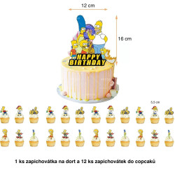 Set narozeninová dekorace The Simpsons