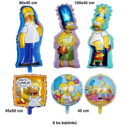 Set narodeninová dekorácia The Simpsons