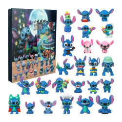 Adventní kalendář Stitch a Angel Figurky 24 ks