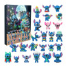 Adventní kalendář Stitch a Angel Figurky 24 ks