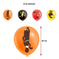 Set narozeninová dekorace Kocour v botách