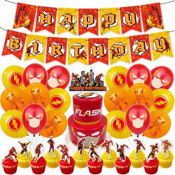 Set narozeninová dekorace Flash | DC Comics