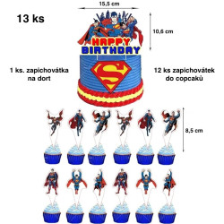 Set narozeninová dekorace Superman | DC Comics