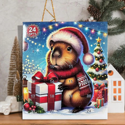 Adventný kalendár Kapybara Figúrky 24 ks