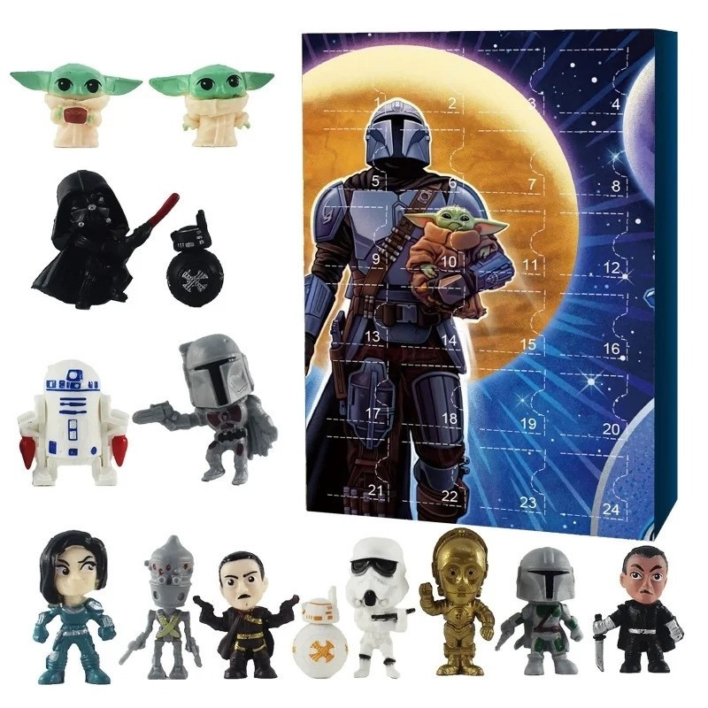 Adventný kalendár Star Wars Figúrky 24 ks