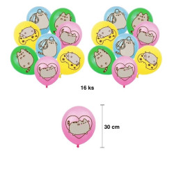 Set narozeninová dekorace Kočička Pusheen