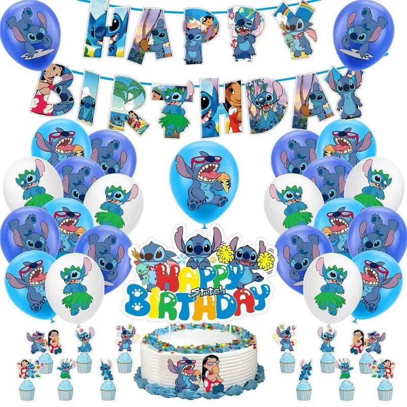 Set narodeninová dekorácia Lilo a Stitch