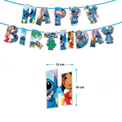 Set narodeninová dekorácia Lilo a Stitch