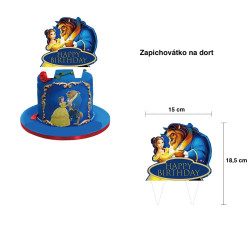 Set narodeninová dekorácia Kráska a zviera