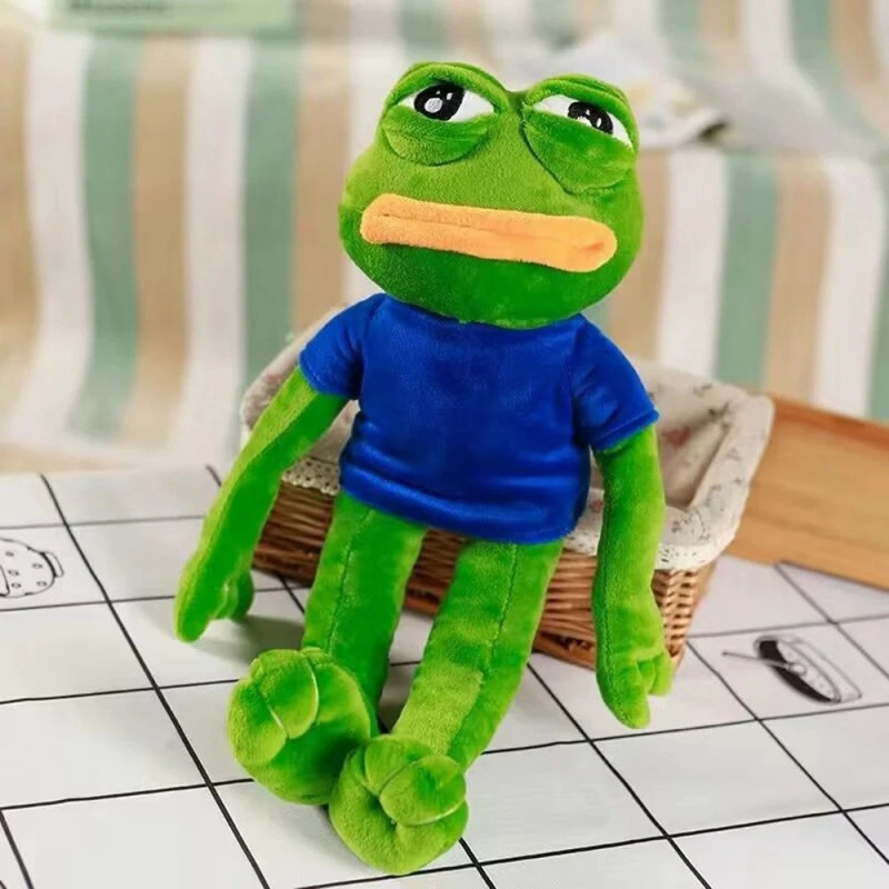 Plyšák smutná žaba | Pepe the Frog 45 cm