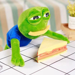 Plyšák smutná žaba | Pepe the Frog 45 cm