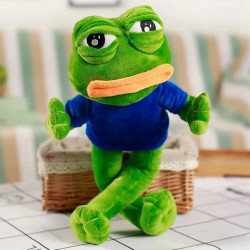 Plyšák smutná žaba | Pepe the Frog 45 cm