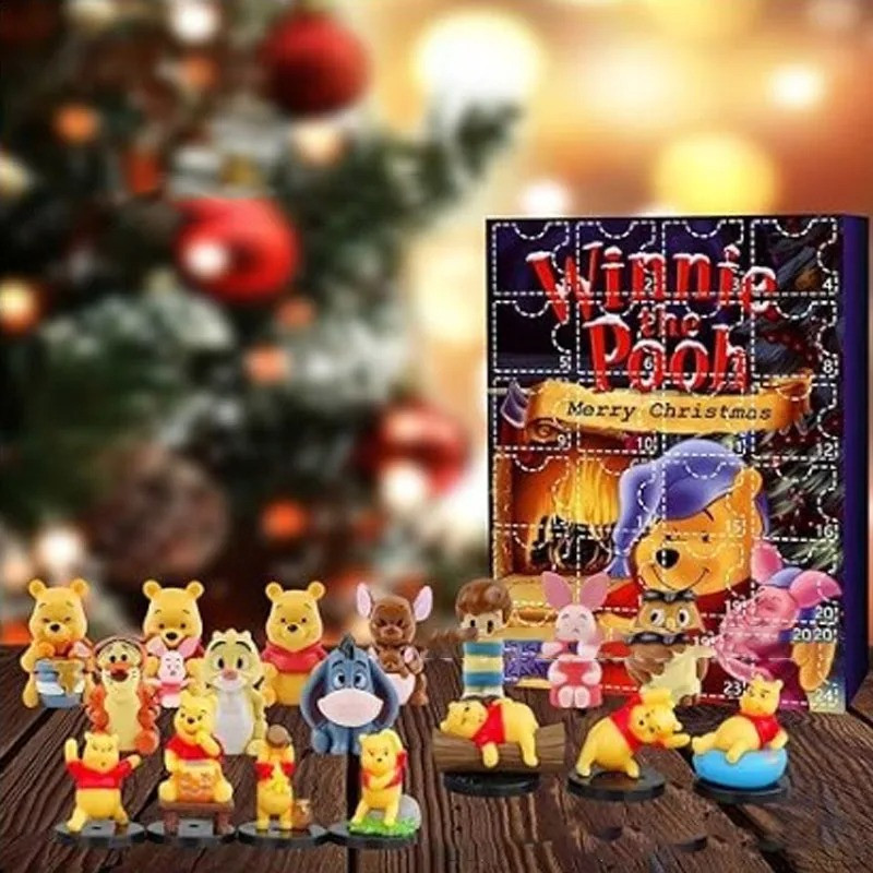 Adventní kalendář Medvídek Pú 24 ks