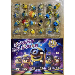 Adventní kalendář Mimoni Figurky 24 ks