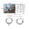 Adventný kalendár Stitch náramky a prívesky 24 ks