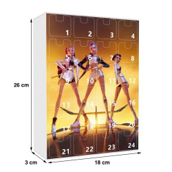 Adventný kalendár Kpop Demon Hunters 24 ks
